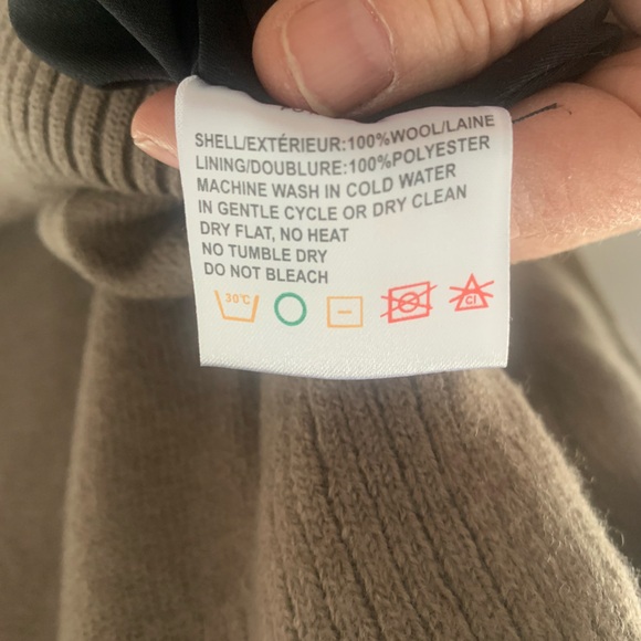 SUN ICE WINDSTOPPER| Lined Wool Quarter Zip Pullover - Picture 10 of 12